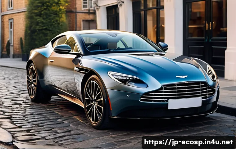 애스턴마틴 DB11과 BMW 8시리즈 비교 - **Prompt for Aston Martin DB11: "Elegance on Display"**
    A luxurious Aston Martin DB11, viewed fr...